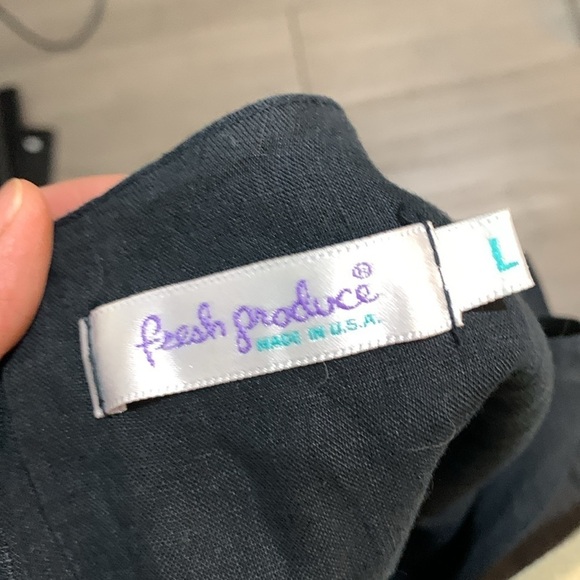 Fresh Produce Mandela Print Gray/Olive Sleeveless Dress size L - Picture 5 of 11